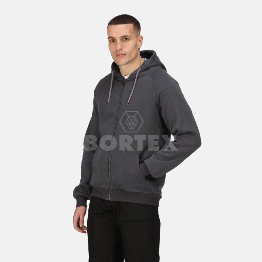 Pánska mikina PRO FULL ZIP - seal grey