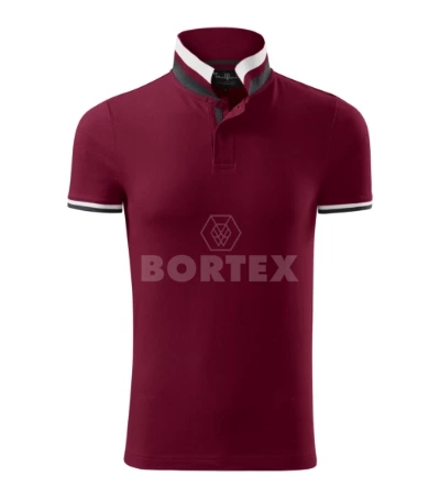 Polokošeľa pánska MALFINI - COLLAR UP - veľkosť 3XL (garnet)