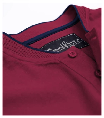 Polokošeľa pánska MALFINI - DIAMOND (garnet) 3XL