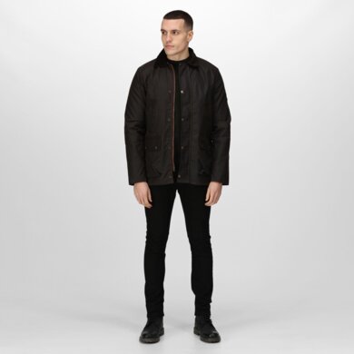 Pánska bunda BANBURY WAX JACKET - brown