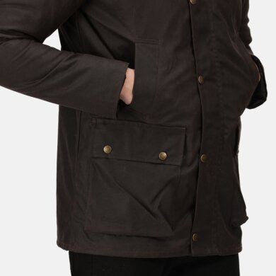 Pánska bunda BANBURY WAX JACKET - brown