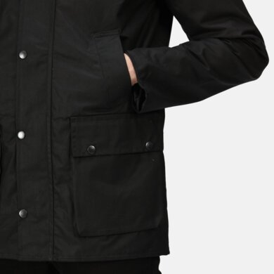 Pánska bunda BANBURY WAX JACKET - black