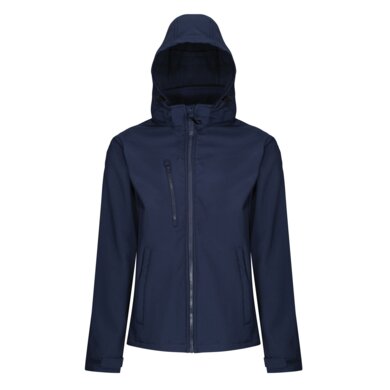 Pánska softshellová bunda s kapucňou Venturer 3-Layer - navy+navy