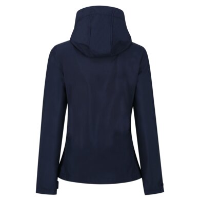 Dámska softshellová bunda s kapucňou Venturer 3-Layer - navy+francúzska modrá