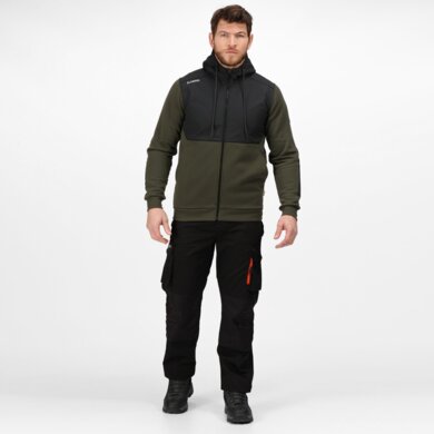 Pánska mikina TACTICAL MAJOR - dark khaki/black