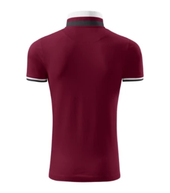 Polokošeľa pánska MALFINI - COLLAR UP - veľkosť 3XL (garnet)